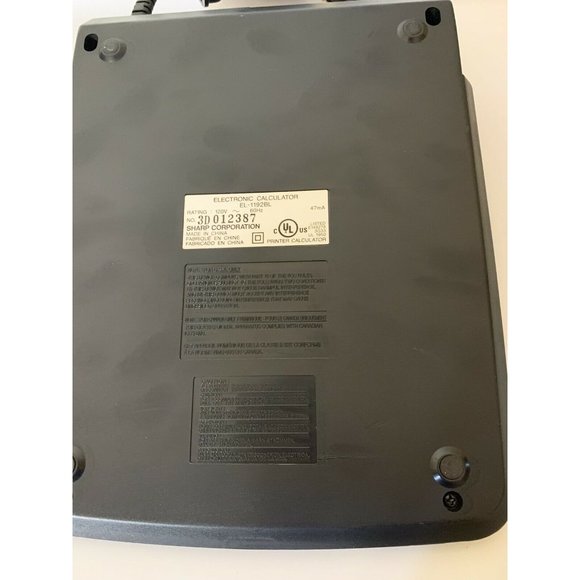 Sharp EL-1192BL Scientific Calculator 2 Color Printing 12 Digit Adding M… - Picture 8 of 9